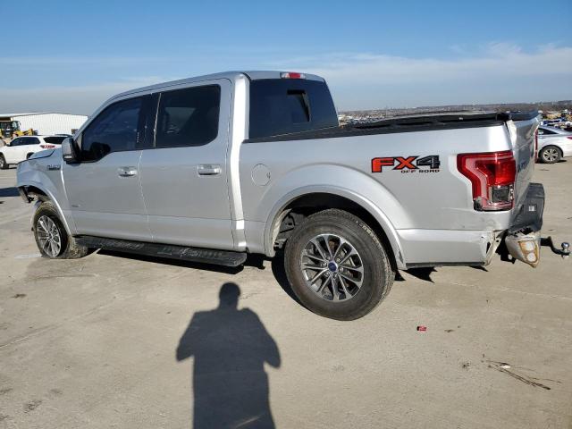 1FTEW1EG5GKF25554 - 2016 FORD F150 SUPERCREW SILVER photo 2