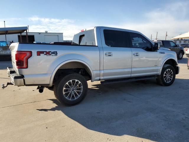 1FTEW1EG5GKF25554 - 2016 FORD F150 SUPERCREW SILVER photo 3