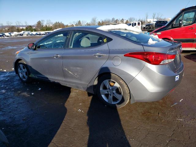 KMHDH4AE5DU671153 - 2013 HYUNDAI ELANTRA GLS SILVER photo 2