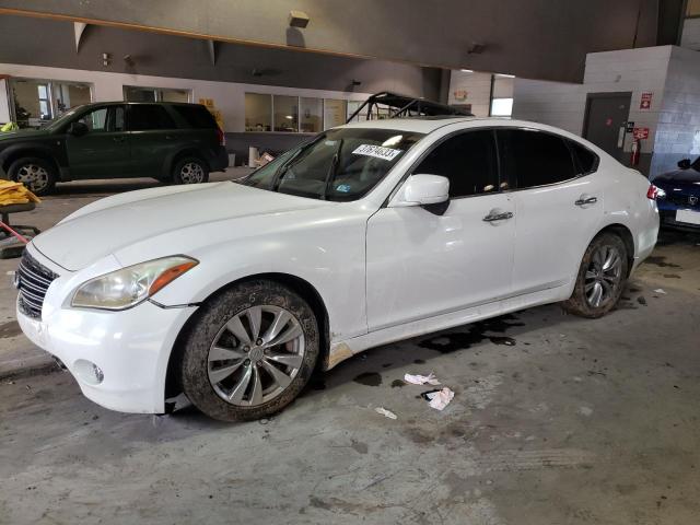 JN1BY1AR5DM602396 - 2013 INFINITI M37 X WHITE photo 1