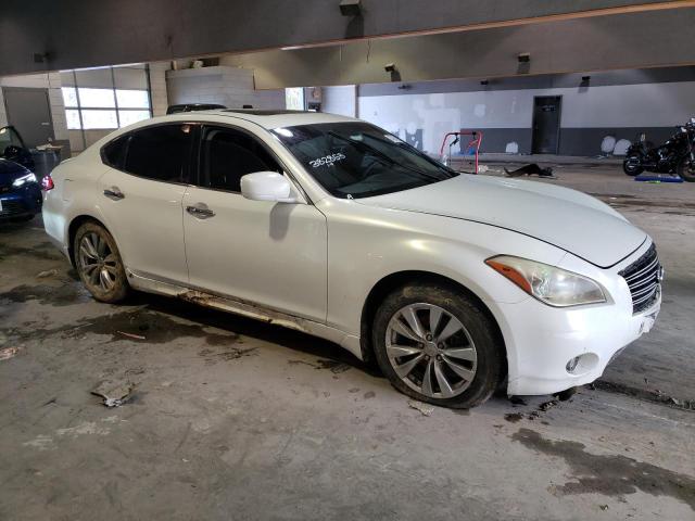 JN1BY1AR5DM602396 - 2013 INFINITI M37 X WHITE photo 4