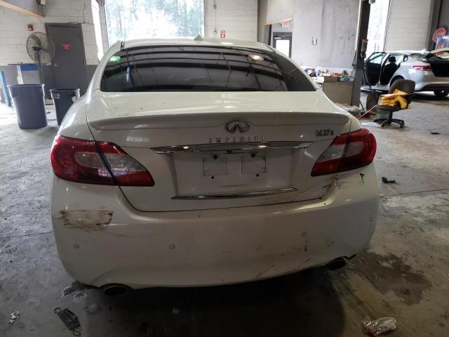 JN1BY1AR5DM602396 - 2013 INFINITI M37 X WHITE photo 6