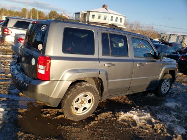 1C4NJPBA4CD661108 - 2012 JEEP PATRIOT SP GRAY photo 3