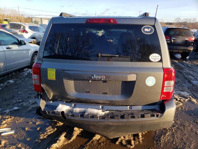 1C4NJPBA4CD661108 - 2012 JEEP PATRIOT SP GRAY photo 6