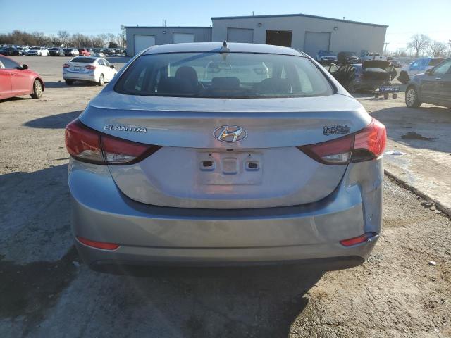 5NPDH4AE5FH618664 - 2015 HYUNDAI ELANTRA SE SILVER photo 6