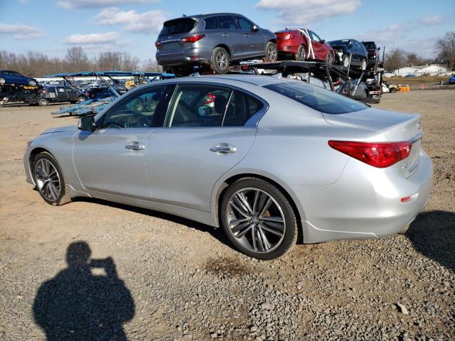 JN1BV7AR3FM399054 - 2015 INFINITI Q50 BASE SILVER photo 2