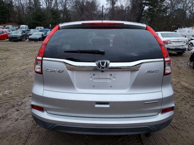 2HKRM4H48GH698719 - 2016 HONDA CR-V SE SILVER photo 6