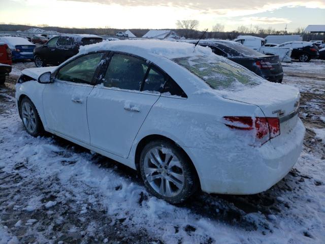 1G1PH5S99B7292511 - 2011 CHEVROLET CRUZE LTZ WHITE photo 2