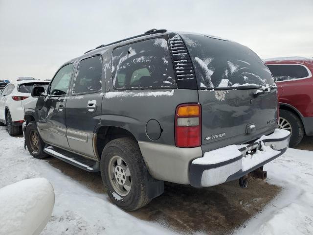 1GNEK13T2YJ203948 - 2000 CHEVROLET TAHOE K1500 GRAY photo 2