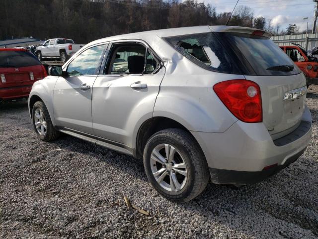 2GNFLCEK1D6155061 - 2013 CHEVROLET EQUINOX LS SILVER photo 2