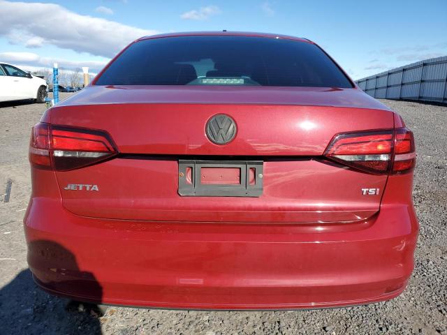 3VW2B7AJ1HM410055 - 2017 VOLKSWAGEN JETTA S RED photo 6