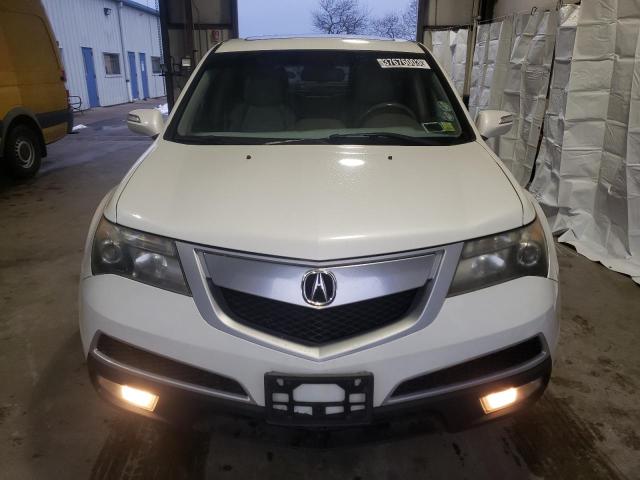 2HNYD2H60BH538802 - 2011 ACURA MDX TECHNOLOGY WHITE photo 5