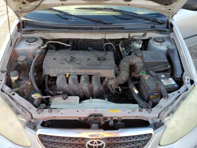 1NXBR32E75Z565821 - 2005 TOYOTA COROLLA CE SILVER photo 11