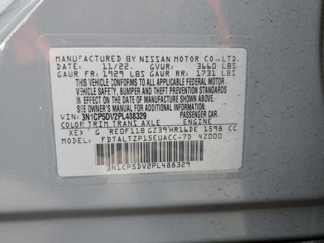 3N1CP5DV2PL488329 - 2023 NISSAN KICKS SR BLUE photo 13