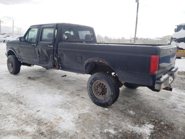 2FTJW36H5NCA65296 - 1992 FORD F350 BLACK photo 2