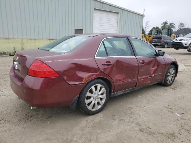 1HGCM66376A058620 - 2006 HONDA ACCORD LX MAROON photo 3