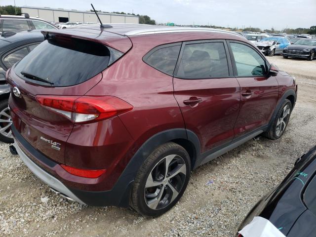 KM8J3CA20HU264204 - 2017 HYUNDAI TUCSON LIMITED RED photo 3