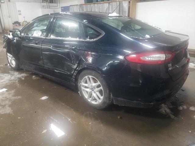 3FA6P0HD6ER114966 - 2014 FORD FUSION SE BLUE photo 2