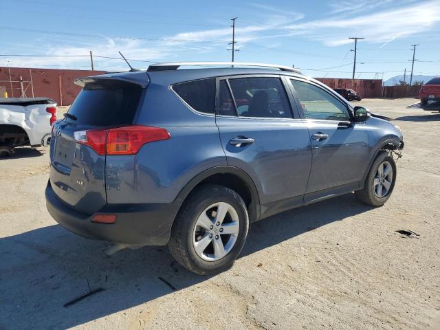 JTMWFREV8ED040263 - 2014 TOYOTA RAV4 XLE GRAY photo 3