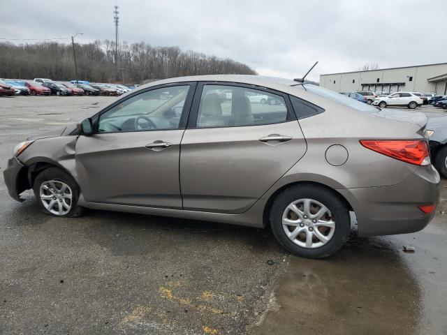 KMHCT4AE3DU476078 - 2013 HYUNDAI ACCENT GLS TAN photo 2