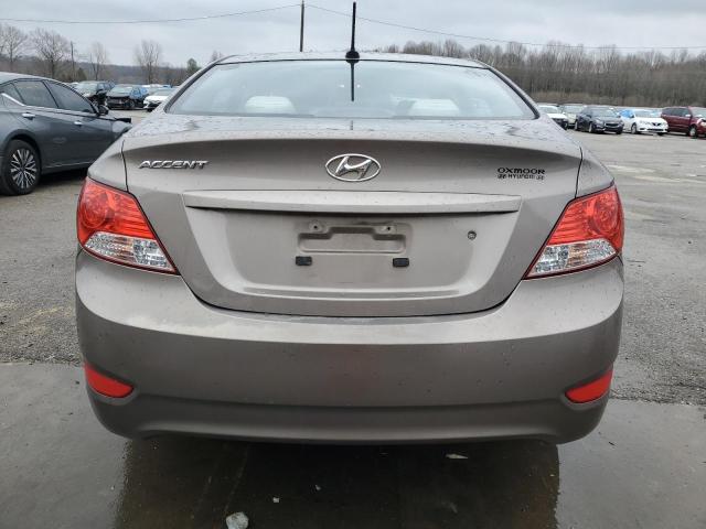 KMHCT4AE3DU476078 - 2013 HYUNDAI ACCENT GLS TAN photo 6