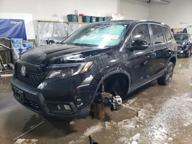 5FNYF8H51MB004856 - 2021 HONDA PASSPORT EXL BLACK photo 1