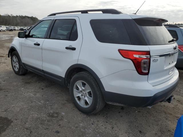 1FM5K7B89DGB50743 - 2013 FORD EXPLORER WHITE photo 2