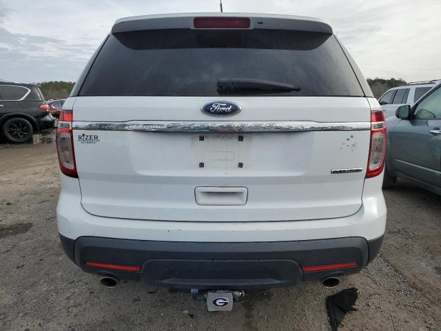 1FM5K7B89DGB50743 - 2013 FORD EXPLORER WHITE photo 6