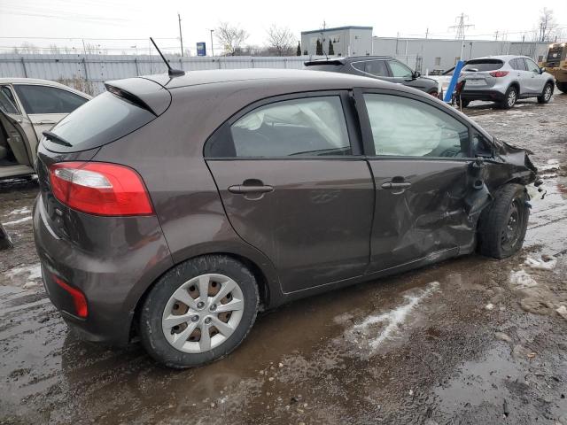 KNADM5A33G6630899 - 2016 KIA RIO LX BROWN photo 3