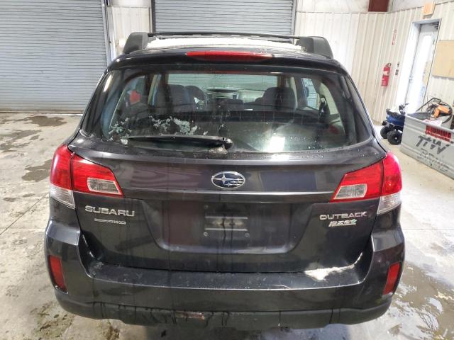 4S4BRBAC7B1312716 - 2011 SUBARU OUTBACK 2.5I BLACK photo 6