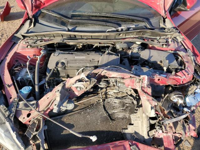 1HGCR2F5XGA096646 - 2016 HONDA ACCORD SPORT RED photo 11