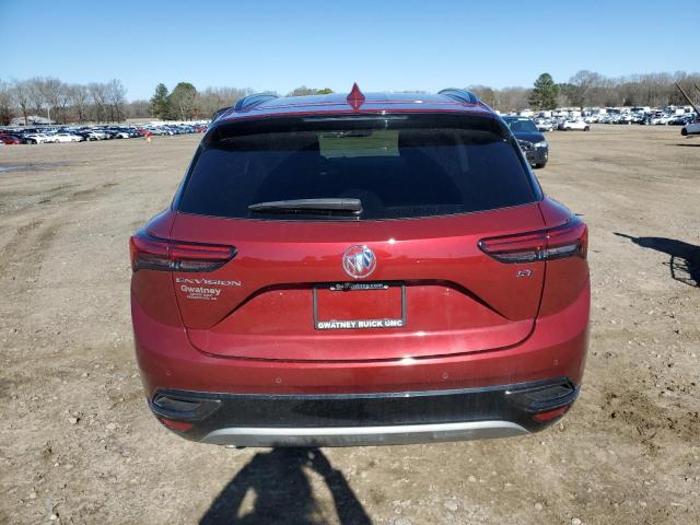 LRBFZNR42MD088923 - 2021 BUICK ENVISION ESSENCE BURGUNDY photo 6