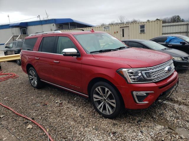 1FMJK1LT5LEA05109 - 2020 FORD EXPEDITION MAX PLATINUM RED photo 4