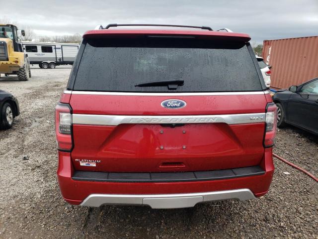 1FMJK1LT5LEA05109 - 2020 FORD EXPEDITION MAX PLATINUM RED photo 6