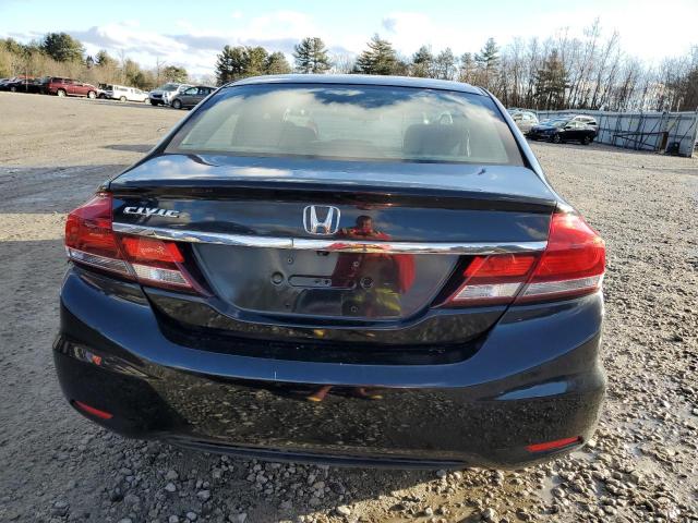 2HGFB2F53DH544384 - 2013 HONDA CIVIC LX BLACK photo 6