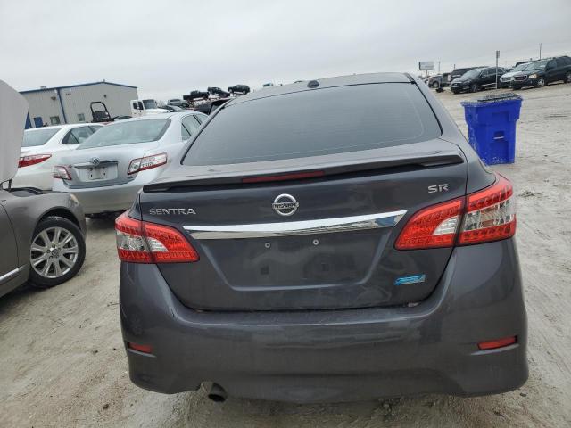 3N1AB7APXEL622296 - 2014 NISSAN SENTRA S GRAY photo 6