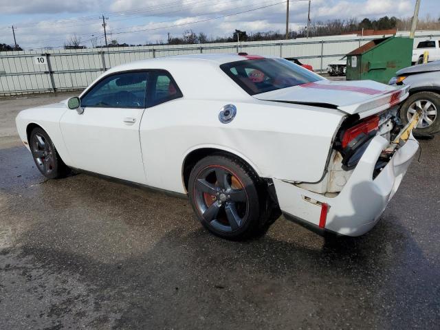 2C3CDYAG2DH594169 - 2013 DODGE CHALLENGER SXT WHITE photo 2