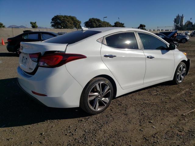 5NPDH4AE6EH502985 - 2014 HYUNDAI ELANTRA SE WHITE photo 3