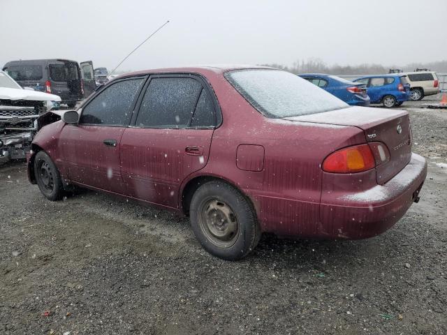 2T1BR18E1WC005176 - 1998 TOYOTA COROLLA VE BURGUNDY photo 2