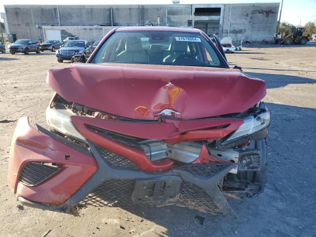 4T1B11HK7KU297163 - 2019 TOYOTA CAMRY L RED photo 5