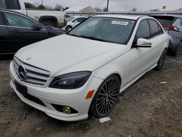 WDDGF5EB3AR087416 - 2010 MERCEDES-BENZ C 300 WHITE photo 1