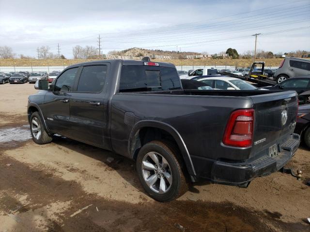 1C6SRFRT1KN609030 - 2019 RAM 1500 LARAMIE GRAY photo 2