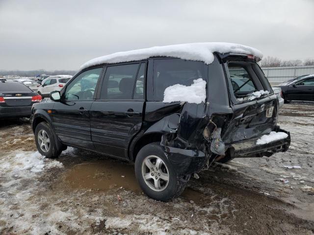 5FNYF18498B022168 - 2008 HONDA PILOT EX BLACK photo 2