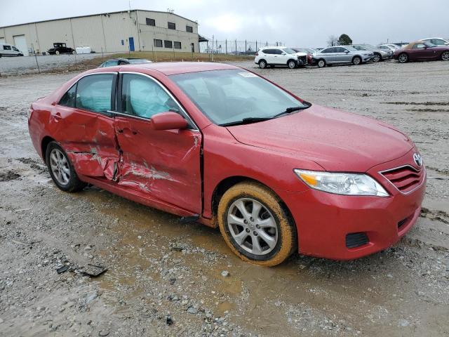 4T4BF3EK7BR216007 - 2011 TOYOTA CAMRY BASE RED photo 4