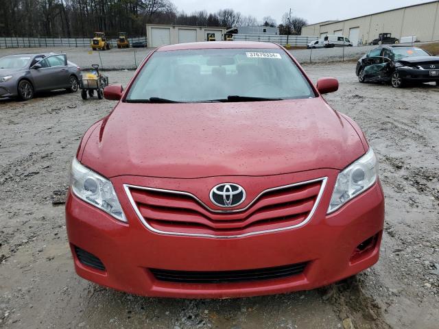 4T4BF3EK7BR216007 - 2011 TOYOTA CAMRY BASE RED photo 5