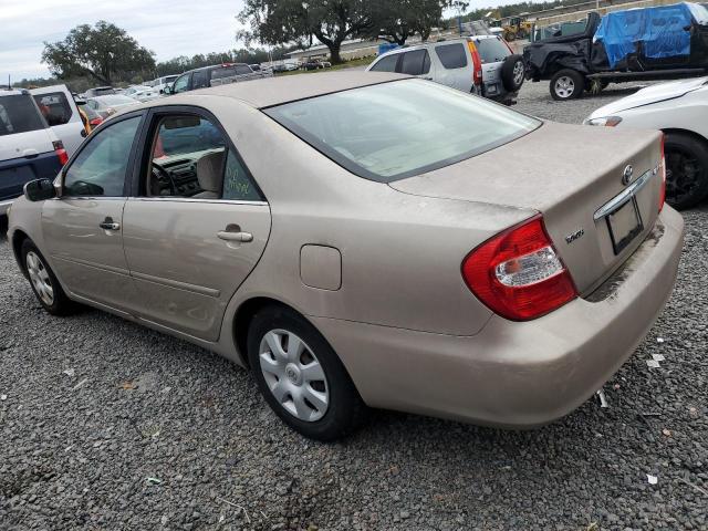 4T1BE32K33U144175 - 2003 TOYOTA CAMRY LE GOLD photo 2