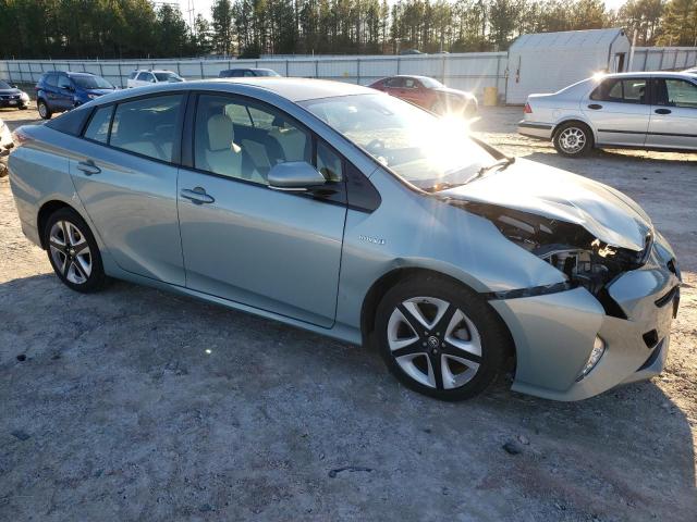 JTDKARFU4G3502877 - 2016 TOYOTA PRIUS TURQUOISE photo 4