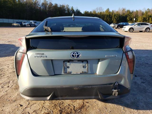 JTDKARFU4G3502877 - 2016 TOYOTA PRIUS TURQUOISE photo 6