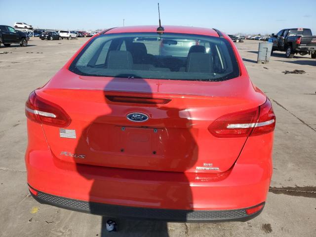 1FADP3F22GL294104 - 2016 FORD FOCUS SE RED photo 6