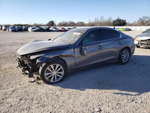 JN1BV7AP1FM356105 - 2015 INFINITI Q50 BASE GRAY photo 1